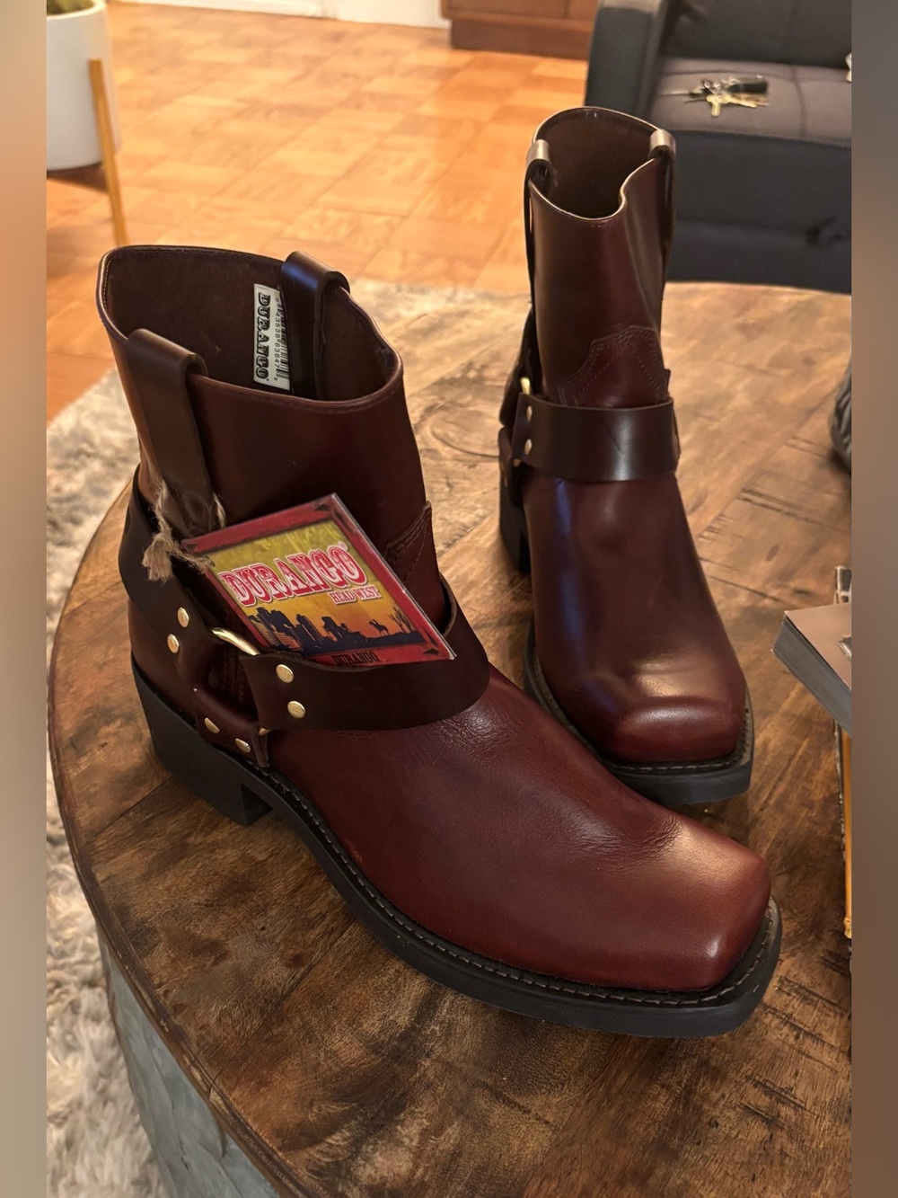 Durango Women's Harness Ankle Boots - Burgundy NWT size 10